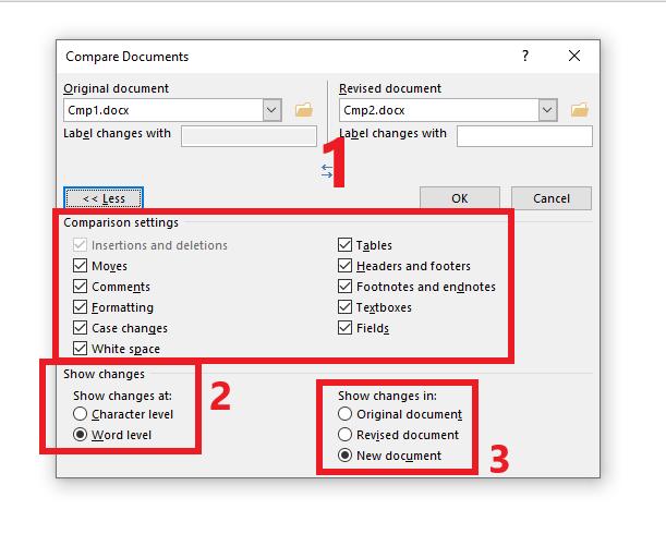 Hướng dẫn cách so sánh 2 file Word với chức năng Compare