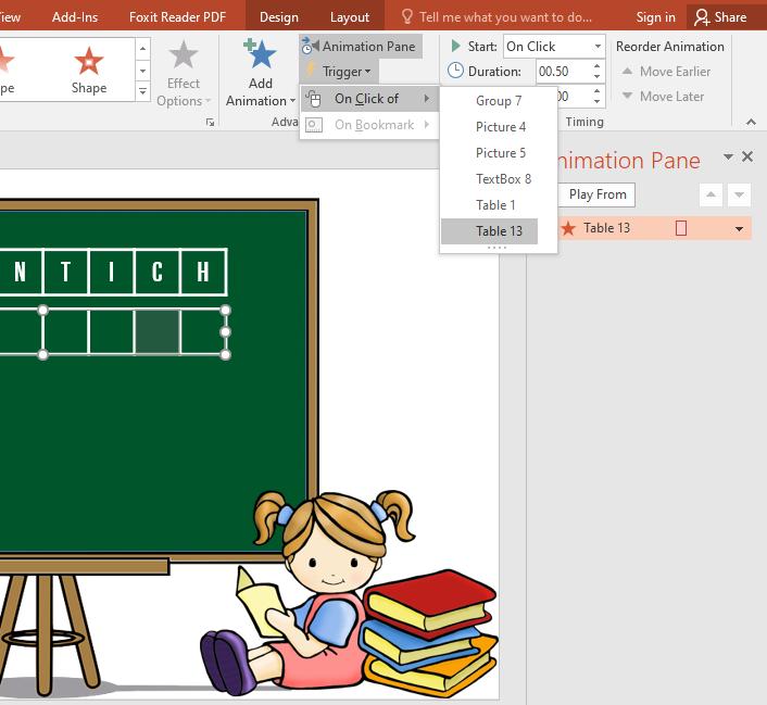 Hướng dẫn cách làm trò chơi ô chữ trên Powerpoint đơn giản nhất