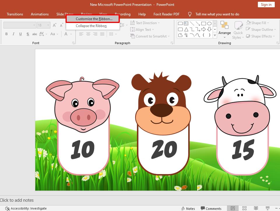 Cách nhập chữ trực tiếp khi đang trình chiếu slide PowerPoint