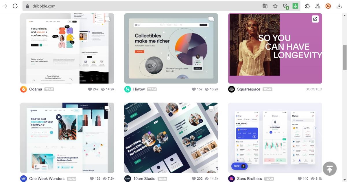 Không lo cạn kiệt ý tưởng thiết kế nhờ 8 website thú vị