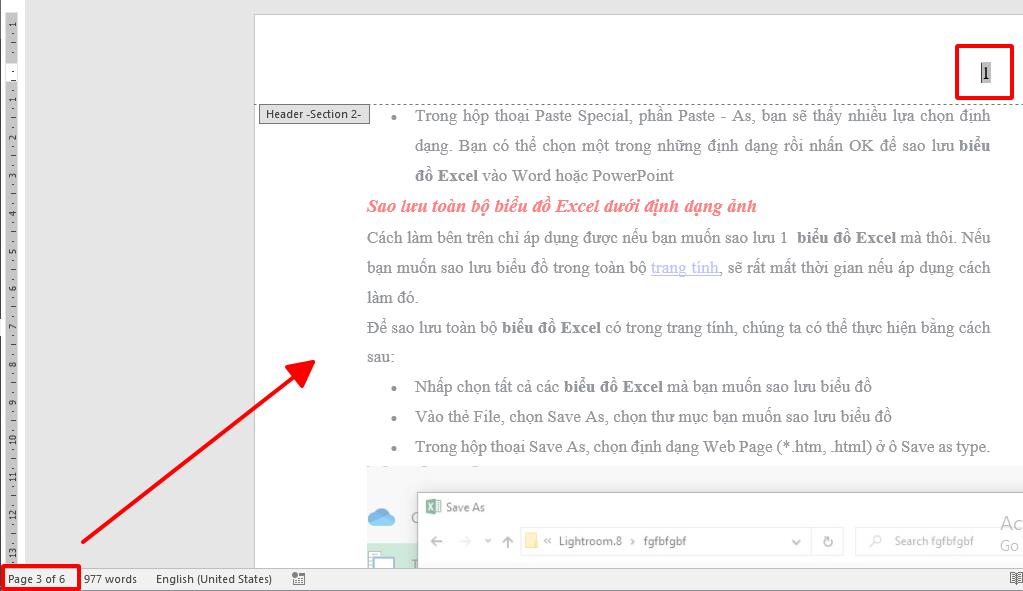 Cách đánh số trang tiểu luận, luận văn, báo cáo trong Word chuẩn