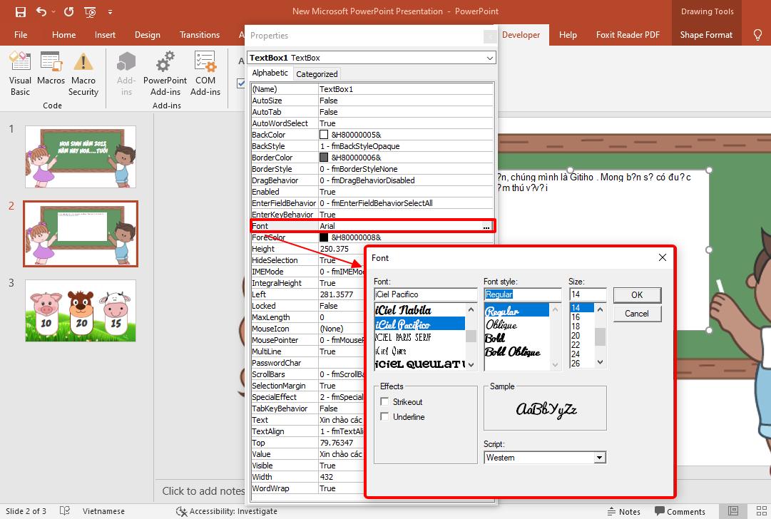Cách nhập chữ trực tiếp khi đang trình chiếu slide PowerPoint