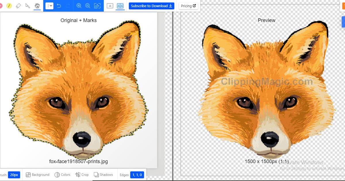 trang web tách nền ảnh Clipping Magic