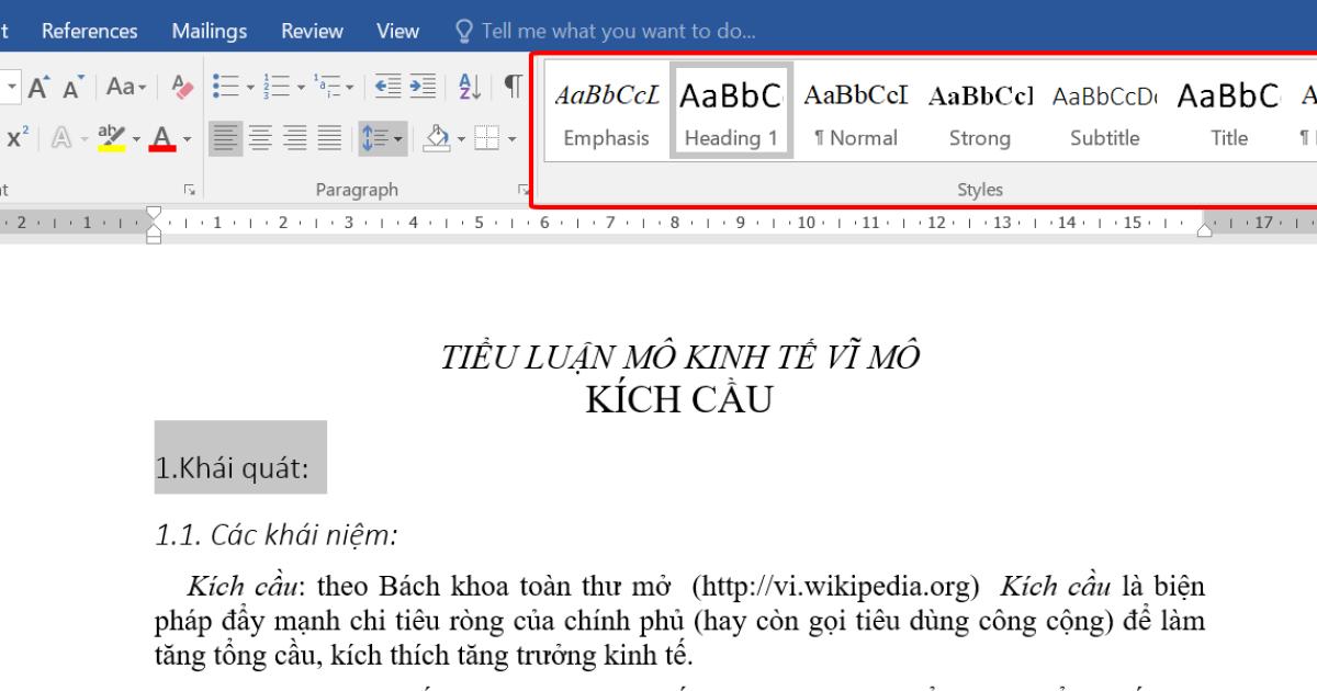Cách tạo mục lục Word tự động nhanh và chuyên nghiệp