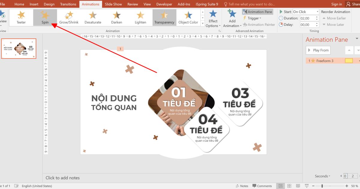 Cách trình bày slide mục lục PowerPoint đẹp và ấn tượng (Phần 3)