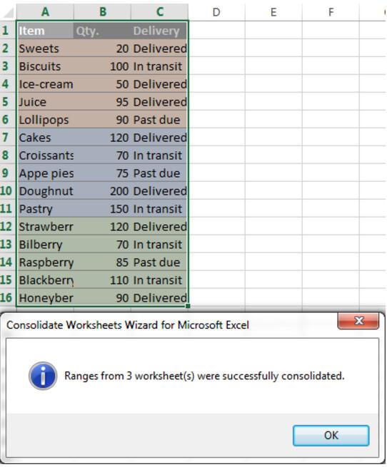 Hướng dẫn chi tiết cách hợp nhất dữ liệu và trang tính trong Excel