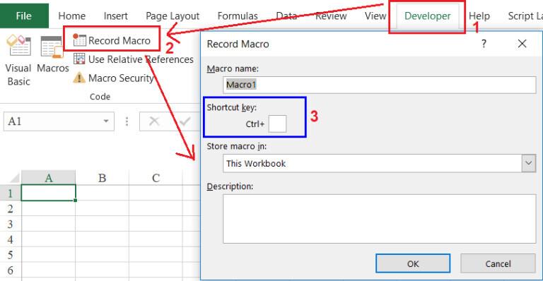 Hướng dẫn cách tạo phím tắt cho macro trong Excel VBA