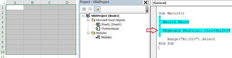 Hướng dẫn cách tạo phím tắt cho macro trong Excel VBA