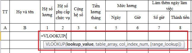 Hướng dẫn cách tạo bảng tính lương làm thêm giờ trong Excel