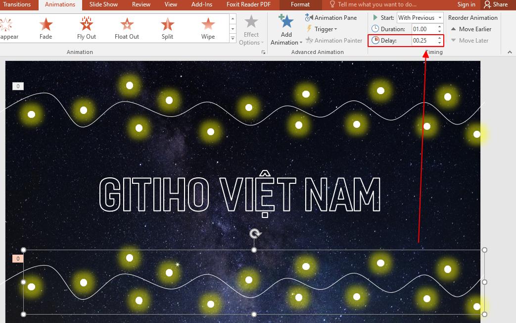 Cách tạo hiệu ứng đèn led nhấp nháy đơn giản trong PowerPoint