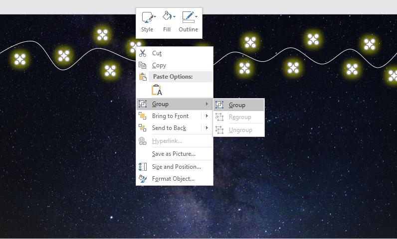 Cách tạo hiệu ứng đèn led nhấp nháy đơn giản trong PowerPoint