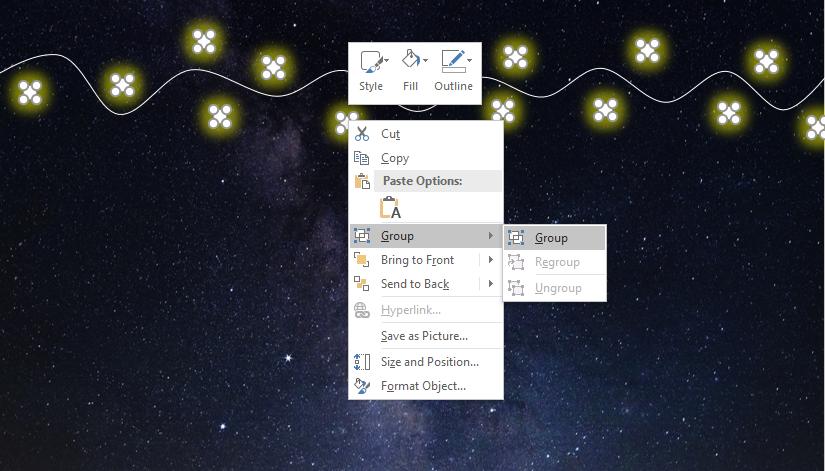Cách tạo hiệu ứng đèn led nhấp nháy đơn giản trong PowerPoint