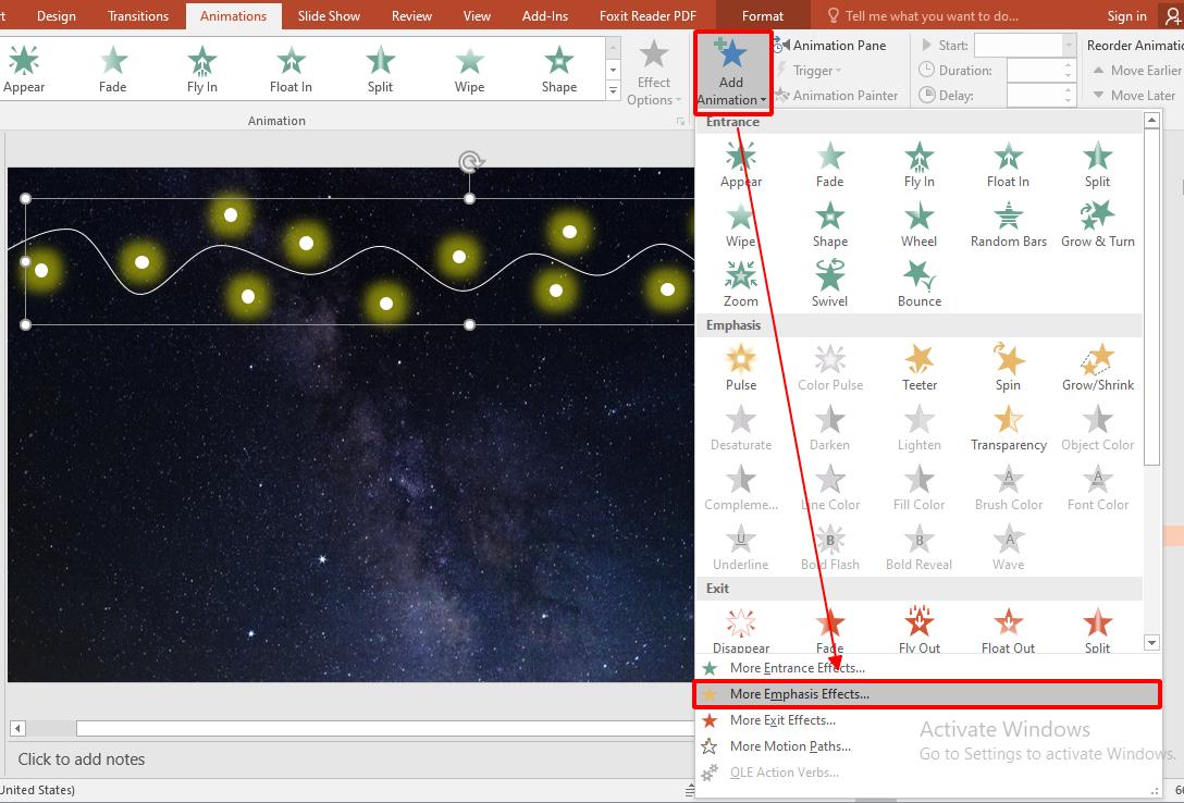 Cách tạo hiệu ứng đèn led nhấp nháy đơn giản trong PowerPoint