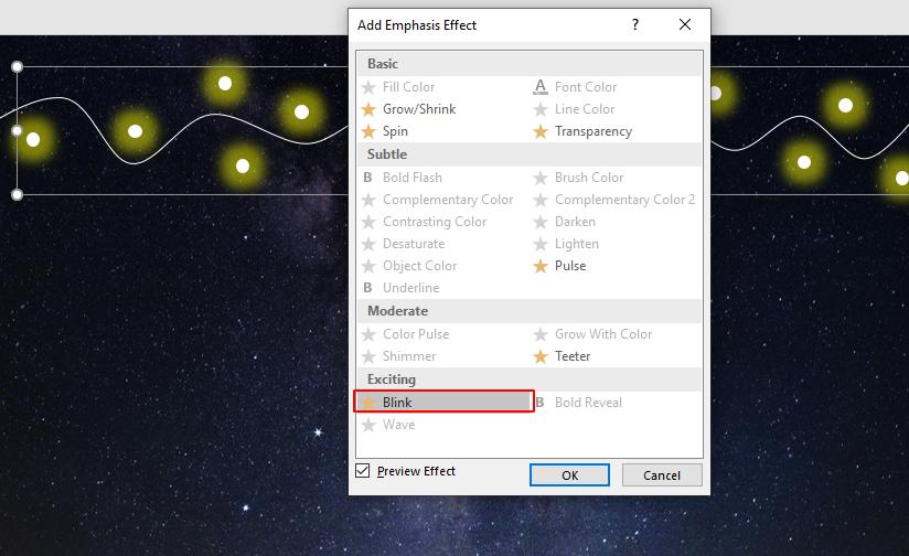 Cách tạo hiệu ứng đèn led nhấp nháy đơn giản trong PowerPoint