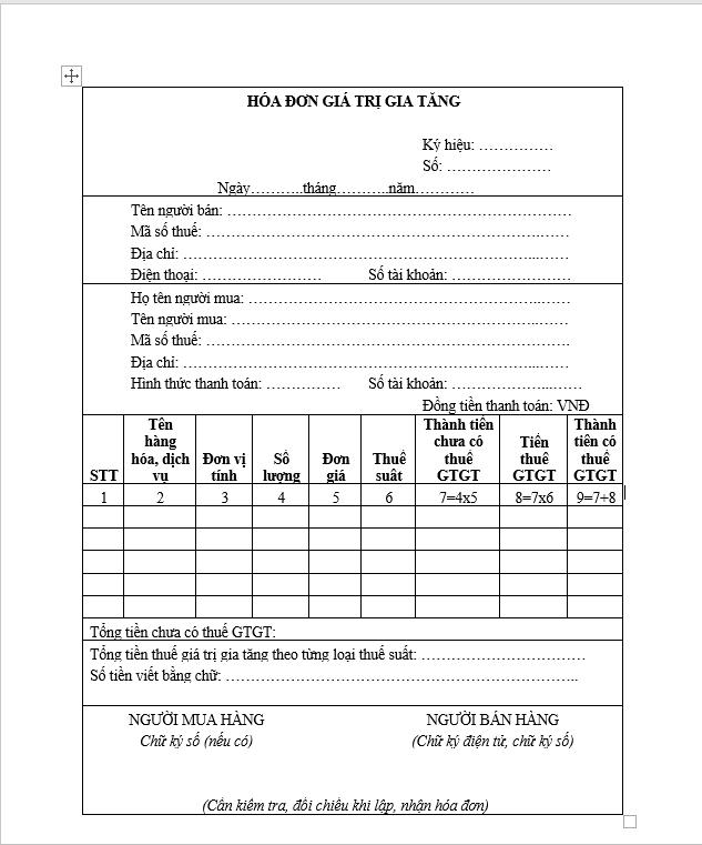 Cập nhật 3 mẫu hóa đơn giá trị gia tăng điện tử theo quy định mới nhất