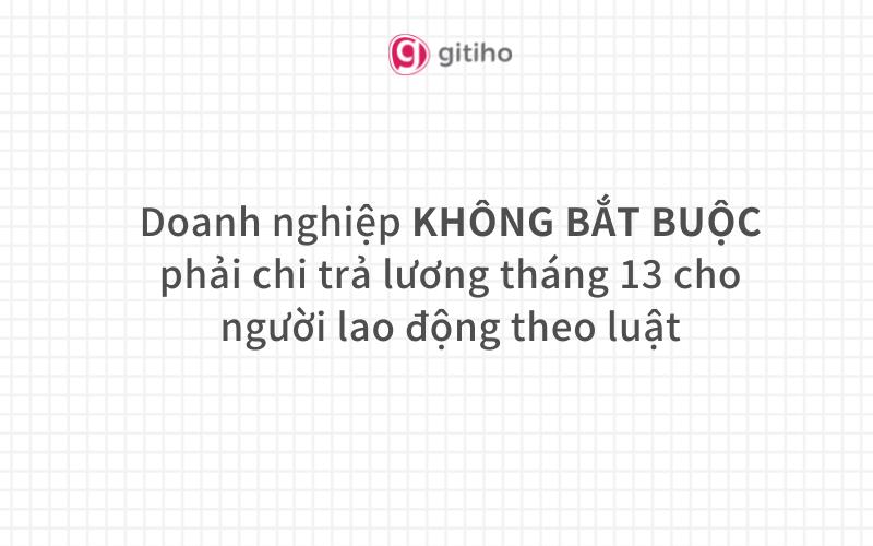 Lương tháng 13 có bắt buộc không?