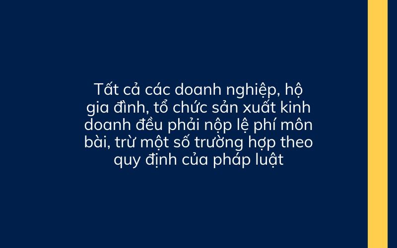 Các trường hợp được miễn lệ phí môn bài mới nhất 2022