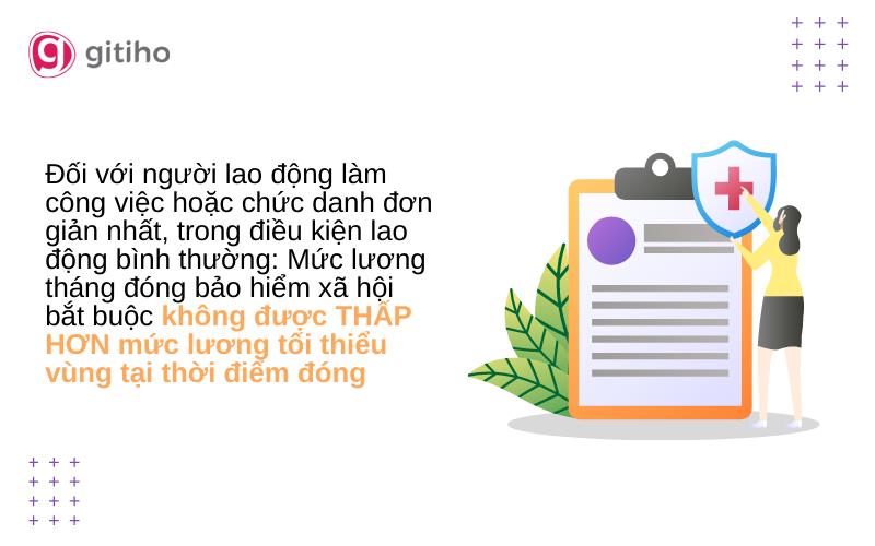 Xác định mức lương đóng bảo hiểm xã hội mới nhất