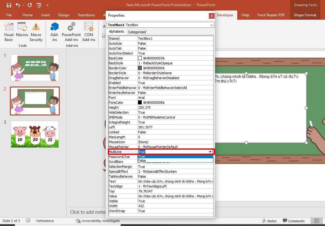 Cách nhập chữ trực tiếp khi đang trình chiếu slide PowerPoint