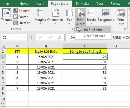Hướng dẫn cách thiết lập vùng in trong Excel bằng VBA