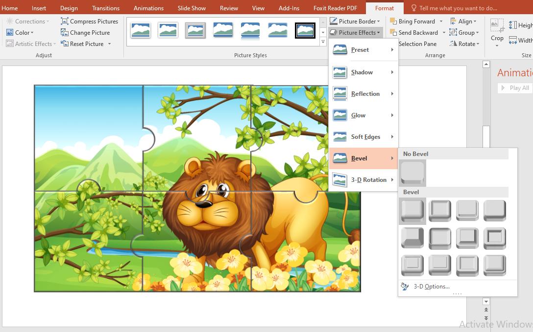 Hướng dẫn cách tạo trò chơi ghép hình đơn giản trong PowerPoint