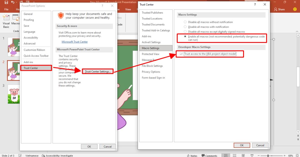 Cách nhập chữ trực tiếp khi đang trình chiếu slide PowerPoint
