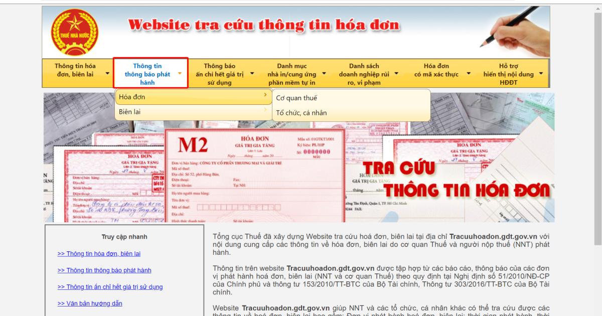 Thủ tục đăng ký và phát hành hóa đơn điện tử lần đầu qua mạng