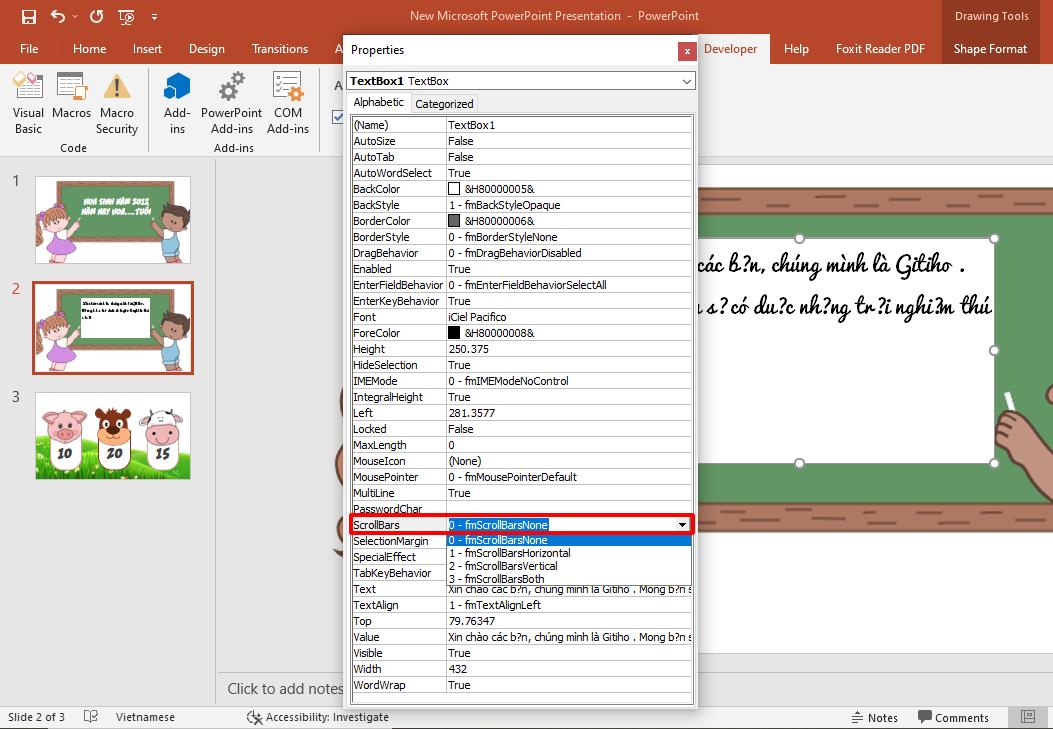 Cách nhập chữ trực tiếp khi đang trình chiếu slide PowerPoint
