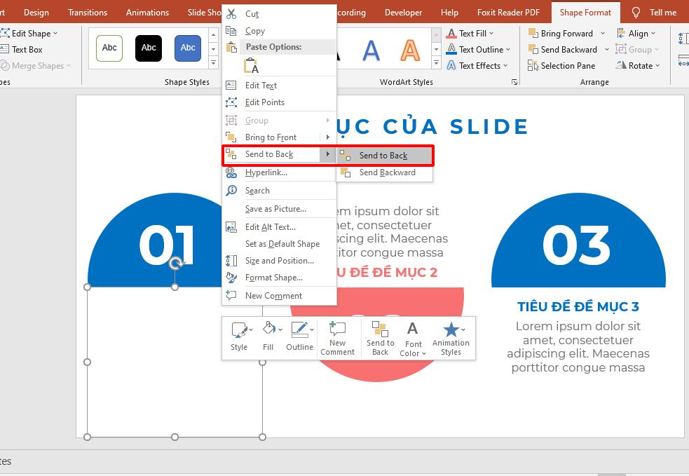 Cách trình bày slide mục lục PowerPoint đẹp và ấn tượng (Phần 2)