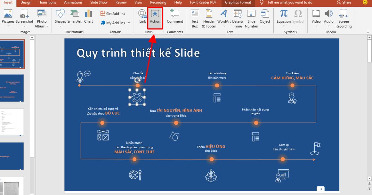 Cách tạo và sử dụng Action Button (nút hành động) trong PowerPoint