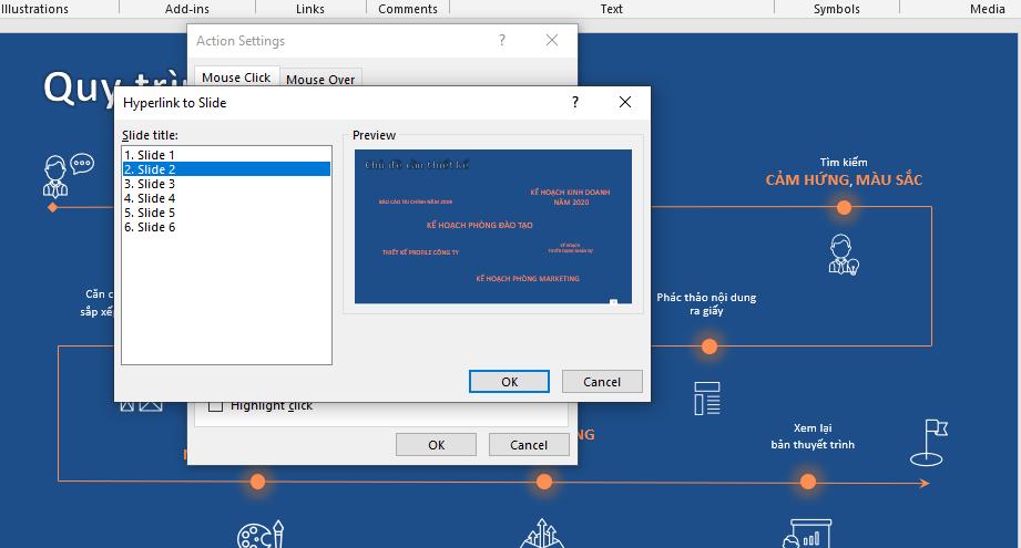 Cách tạo và sử dụng Action Button (nút hành động) trong PowerPoint
