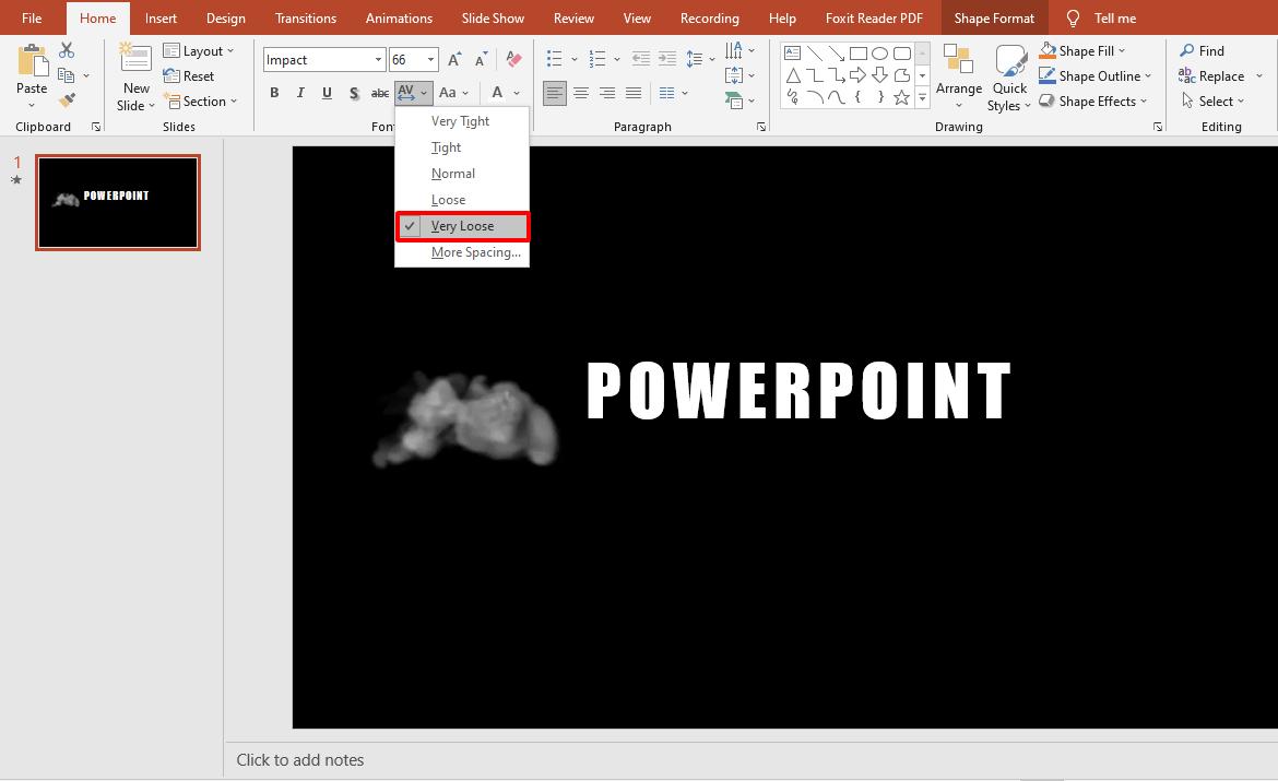 Cách tạo hiệu ứng chữ khói (smoke text) độc đáo trong PowerPoint