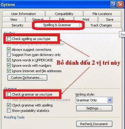 Hướng dẫn cách bỏ gạch đỏ trong Word  nhanh chóng, hiệu quả