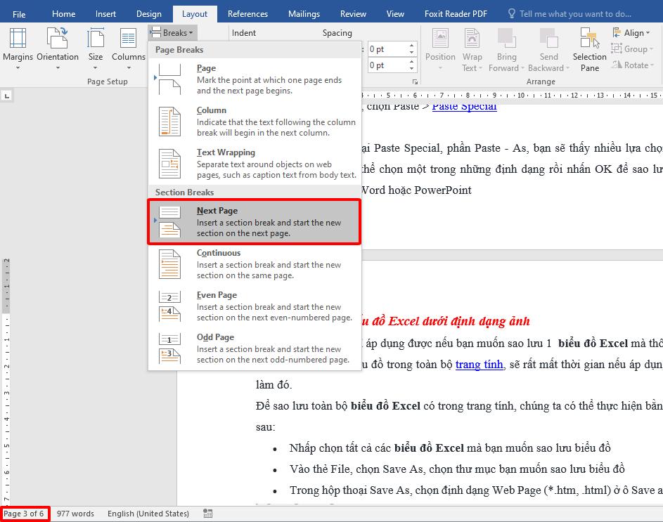 Cách đánh số trang tiểu luận, luận văn, báo cáo trong Word chuẩn