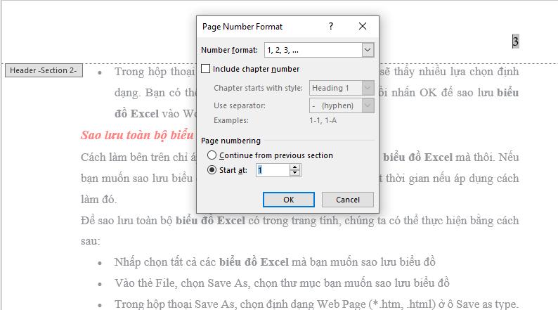 Cách đánh số trang tiểu luận, luận văn, báo cáo trong Word chuẩn