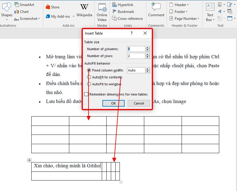Cách tạo bảng trong Word và định dạng bảng chuyên nghiệp