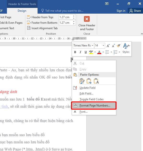 Cách đánh số trang tiểu luận, luận văn, báo cáo trong Word chuẩn