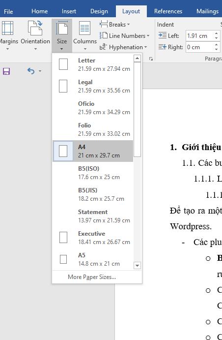 Cách trình bày tiểu luận, khóa luận trong Word chuẩn đẹp nhất