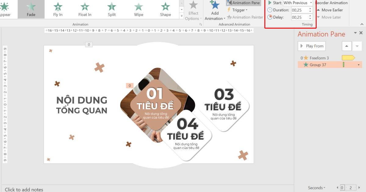Cách trình bày slide mục lục PowerPoint đẹp và ấn tượng (Phần 3)