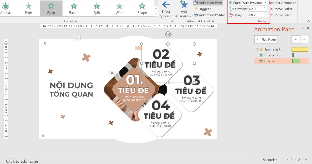 Cách trình bày slide mục lục PowerPoint đẹp và ấn tượng (Phần 3)