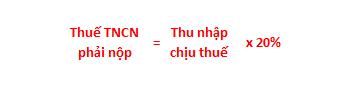 Cách tính thuế thu nhập cá nhân cho người nước ngoài mới nhất 2021