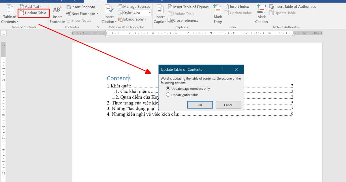 Cách tạo mục lục Word tự động nhanh và chuyên nghiệp