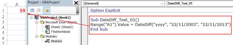 Hàm DATEDIFF là hàm gì? Công dụng của hàm DATEDIFF trong VBA Excel