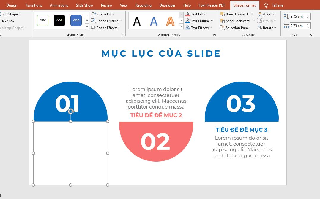 Cách trình bày slide mục lục PowerPoint đẹp và ấn tượng (Phần 2)