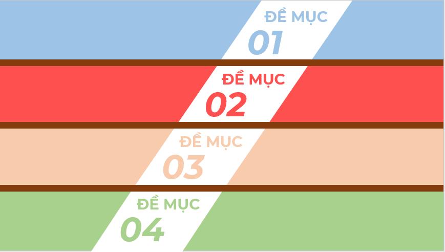 Cách trình bày slide mục lục PowerPoint đẹp và ấn tượng (Phần 2)