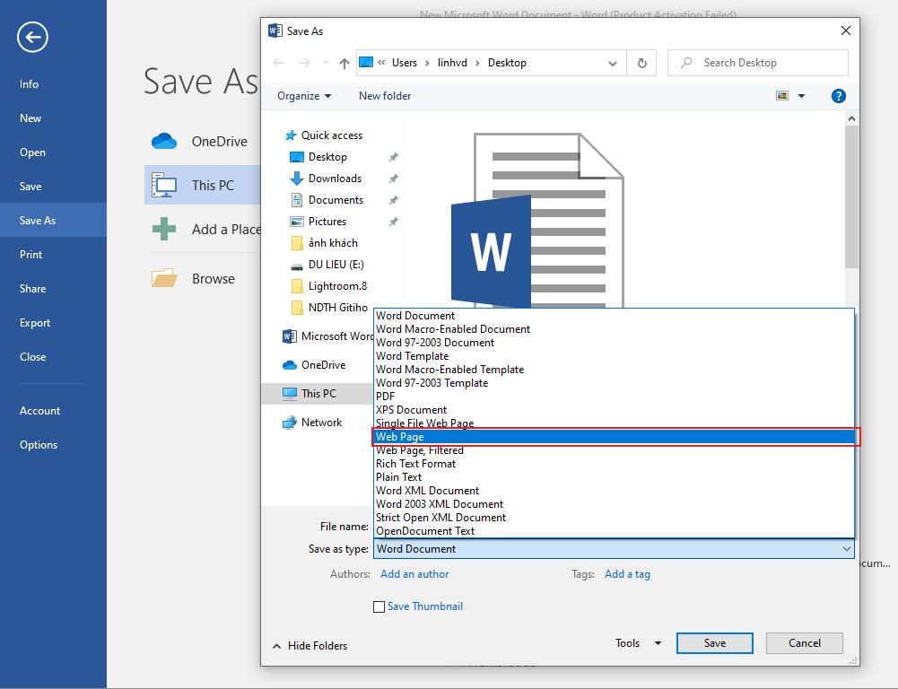 Hướng dẫn cách chuyển file Word sang HTML đơn giản nhất