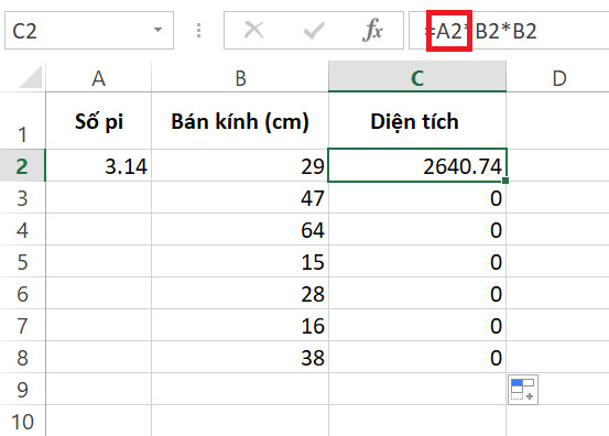 Giới Thiệu Địa Chỉ Tuyệt Đối Trong Excel Cố Định Ô Trong Công Thức