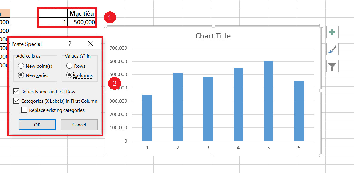 Cách vẽ đồ thị Excel dạng biểu đồ hỗn hợp cho báo cáo