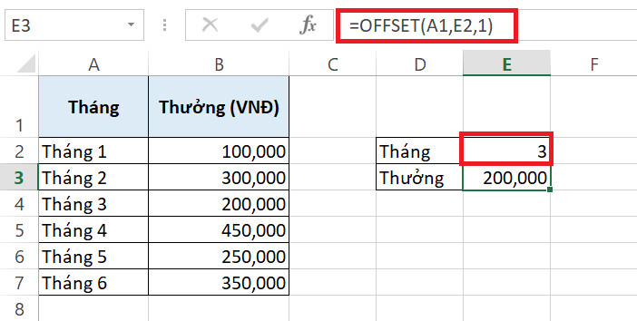 Giới thiệu về hàm OFFSET và các cách kết hợp hàm OFFSET trong Excel