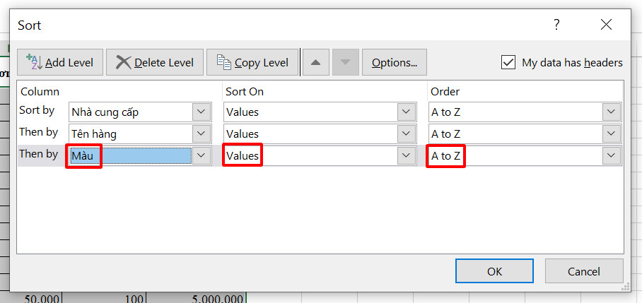Hướng dẫn cách sắp xếp thứ tự ABC trong Excel nhanh chóng